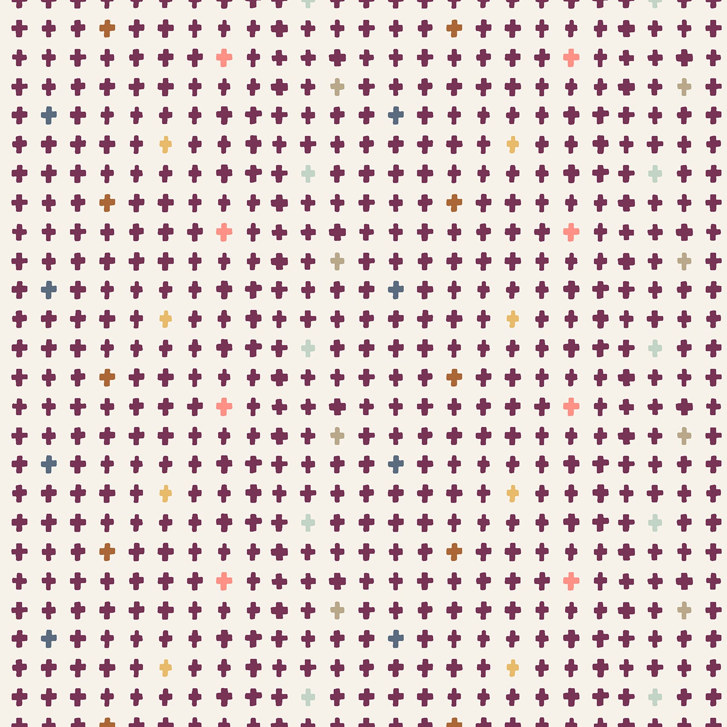 Britta's Kitchen, Scandinavian Crosses, Burgundy