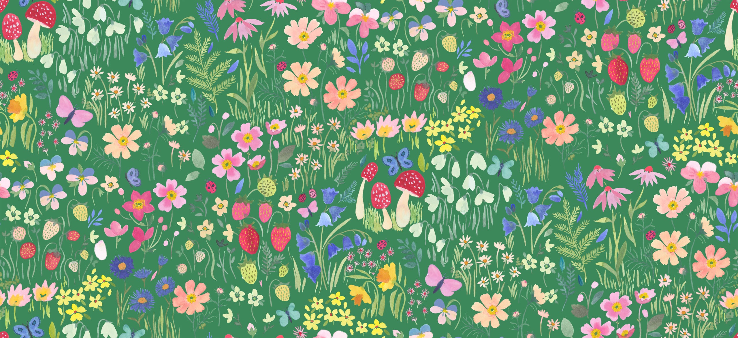 Secret Garden by Wee Blue Bell , Secret Garden Grass