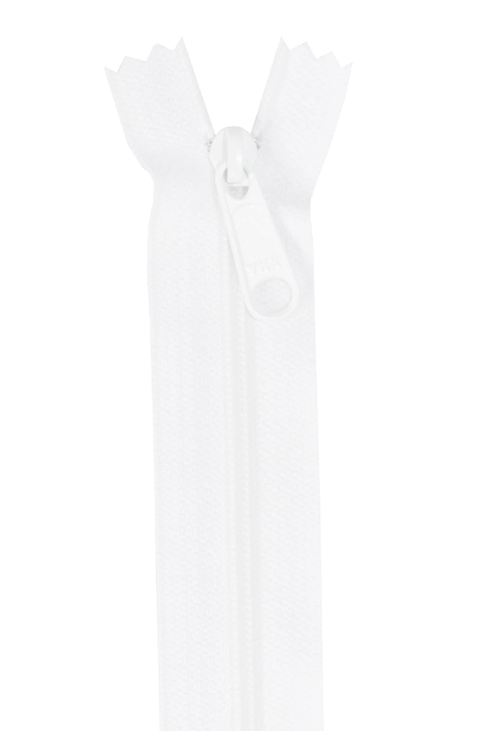 ByAnnie 24" Single Slide Zipper, White