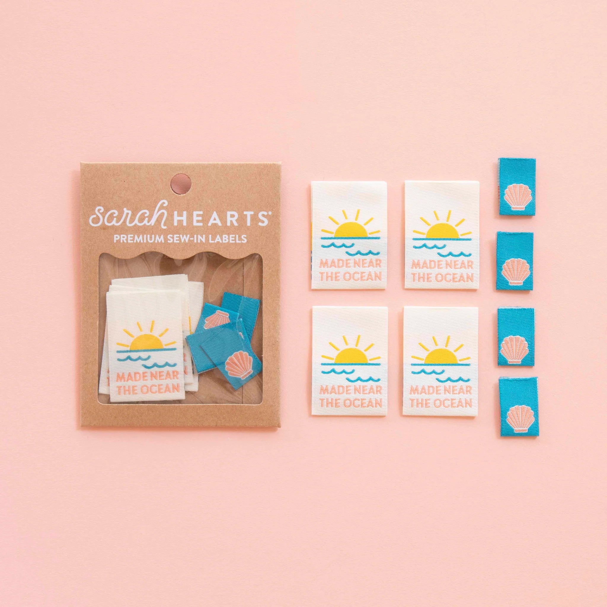 Sarah Hearts Made Near the Ocean Labels