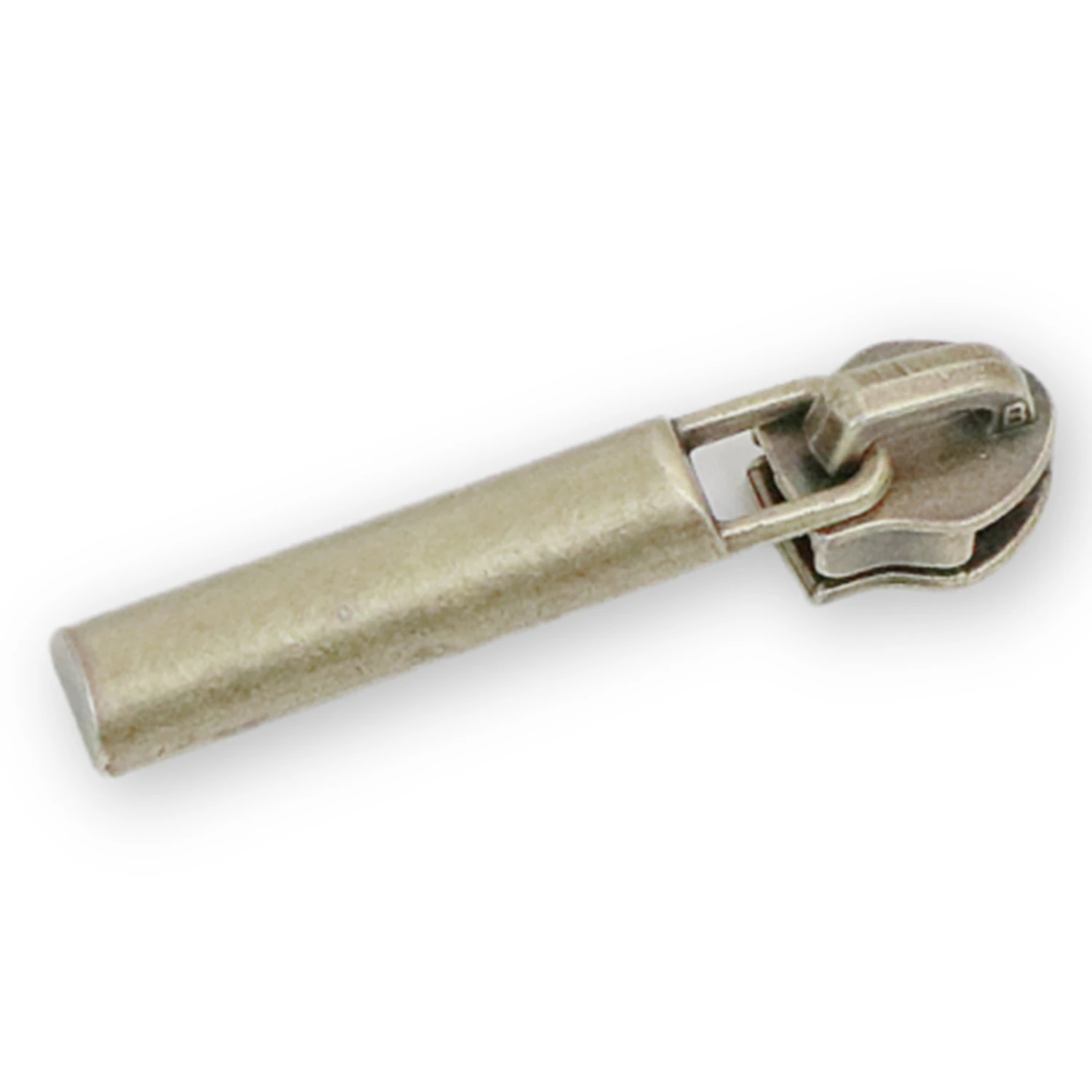 Sallie Tomato Zipper Pulls, Half Cylinder - Antique, 4 pk