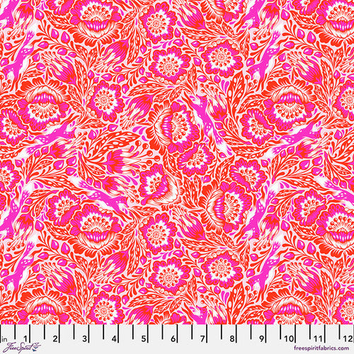 Tiny Beasts Out Foxed Glimmer - Tula Pink - PER QUARTER METRE