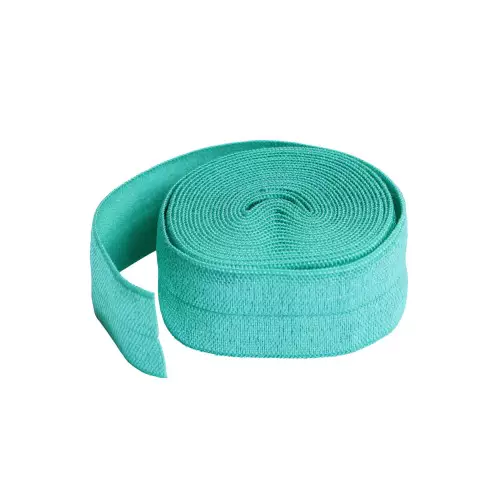 byAnnie Fold-Over Elastic, 20mm x 2 yards (1.8 metres), Turquoise
