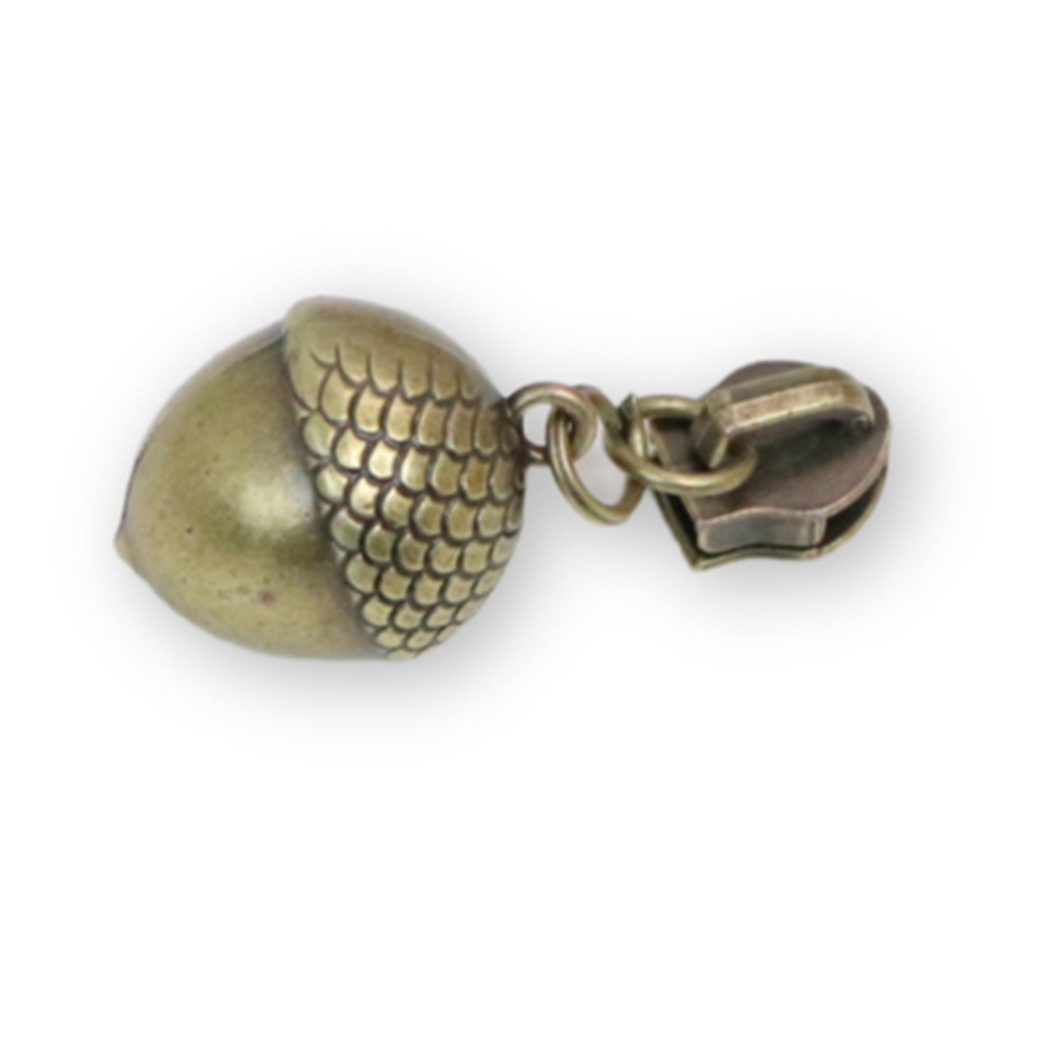 Sallie Tomato Acorn Zipper Pulls in Antique, Set of 4