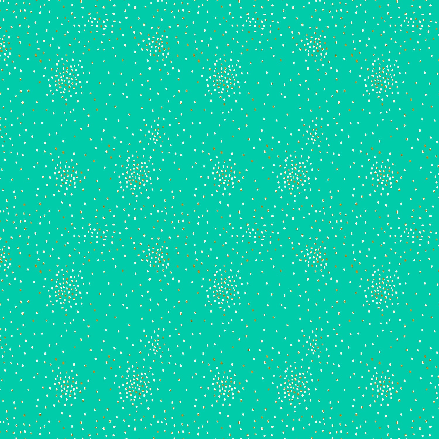 Cotton + Steel Basics - Clusters, Paradise Metallic