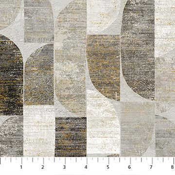 Gatsby by Deborah Edwards for Figo Fabrics, Ovals, Light Taupe