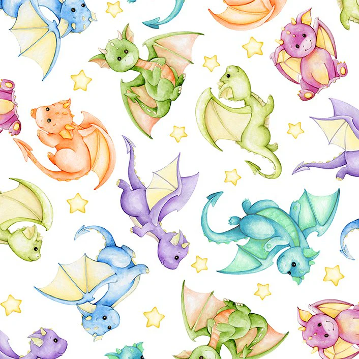 Dragon Friends, Dragon Toss, White, 4DF