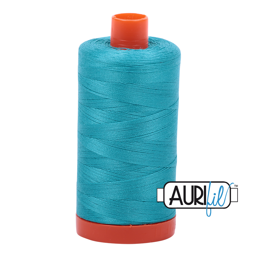 Aurifil 50 wt, 1422 yards, Turquoise - 2810