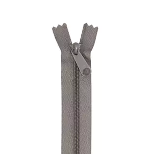 24" Single Slide Zipper - Taupe