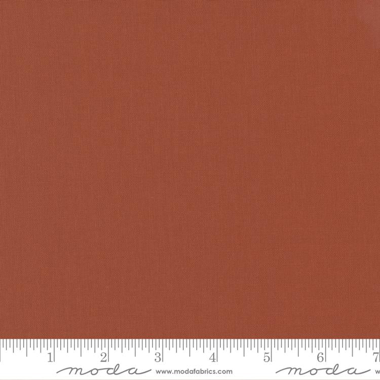 Bella Solids by Moda, Rust