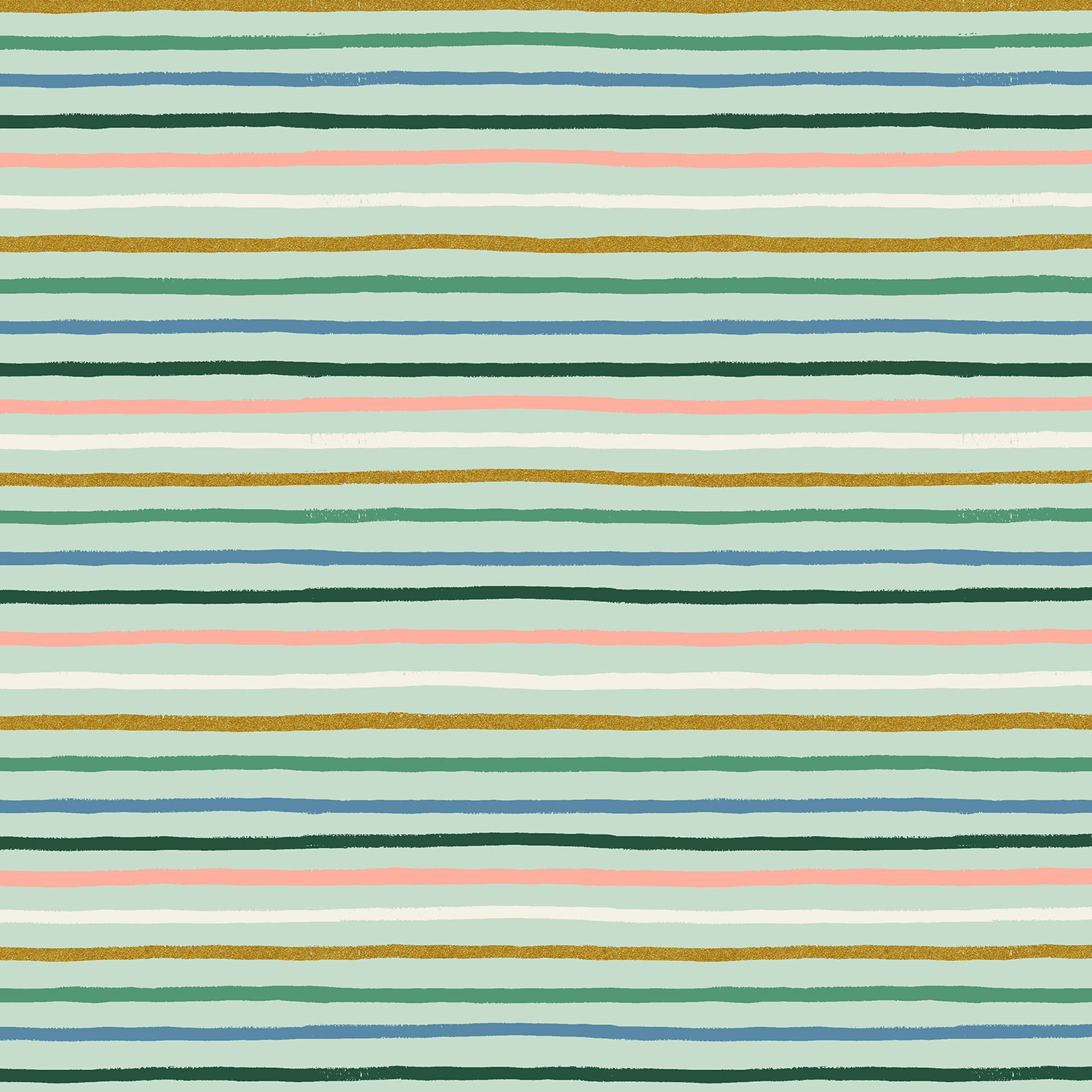 Orchard by Rifle Paper Co., Happy Stripe Mint Multi