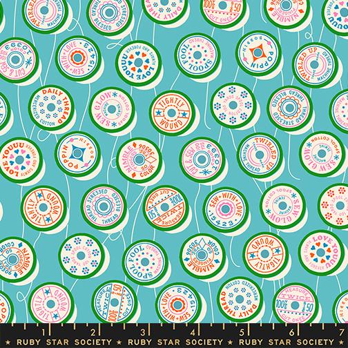 Trinketry by Melody Miller for Ruby Star Society, Spools, Turquoise