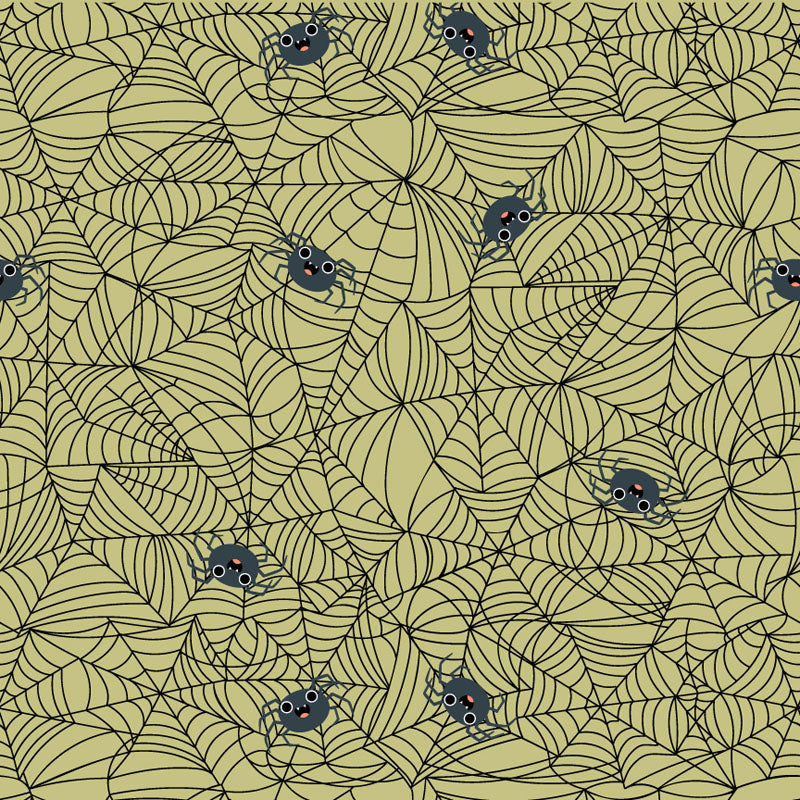 Not Scary by Poppie Cotton, Spunky Spidey, Green