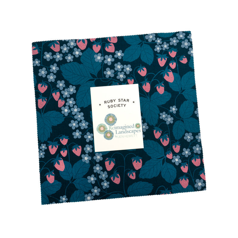 Ruby Star Society Layer Cake, Reimagined Landscapes by Jen Hewett