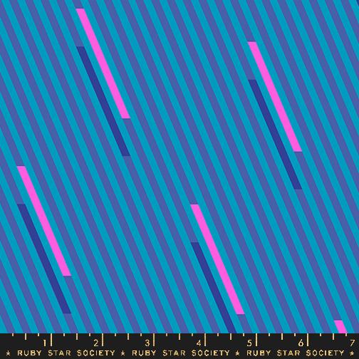 Eye Candy by Ruby Star Society, Stripe - Cerulean