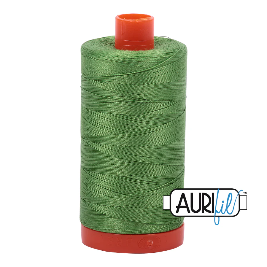 Aurifil 50 wt, 1422 yards, Grass Green - 1114