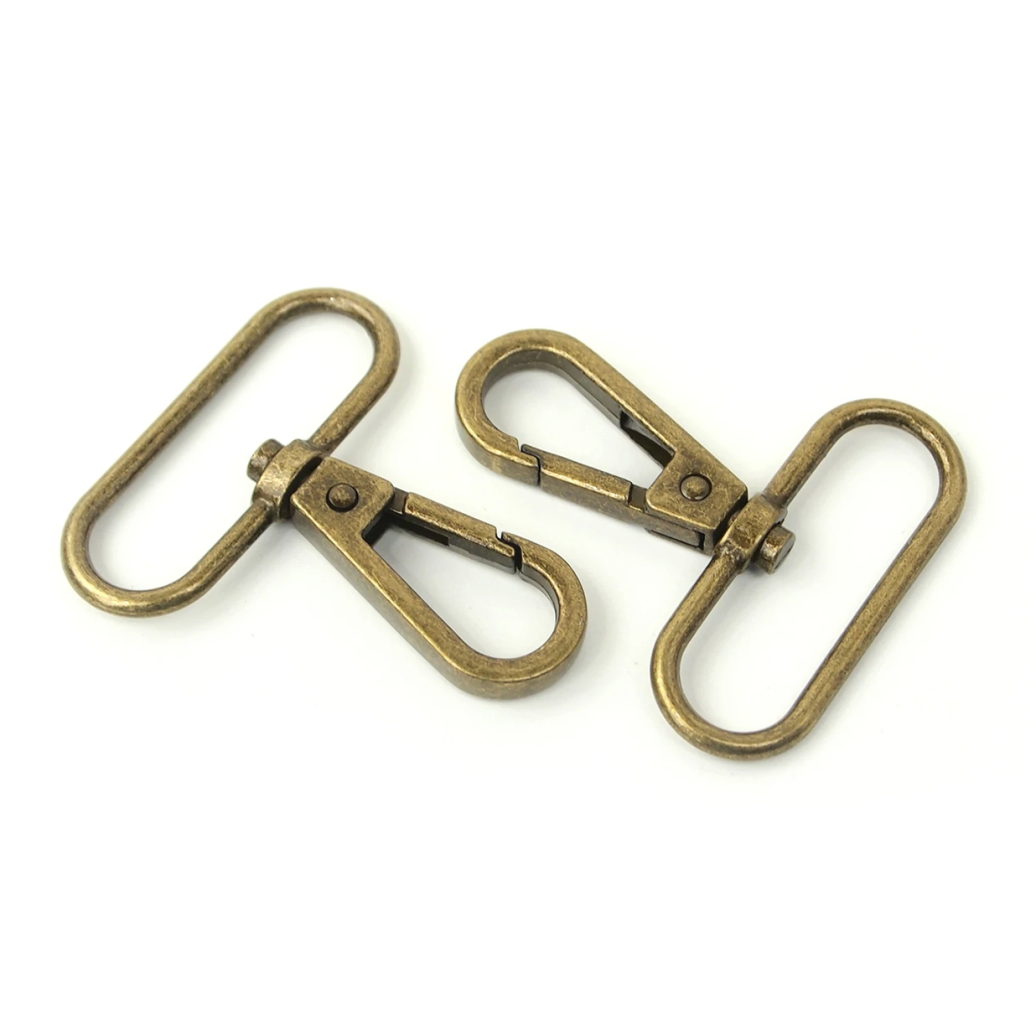 Sallie Tomato Swivel Hooks, 1.5" - Antique, 2 pc.
