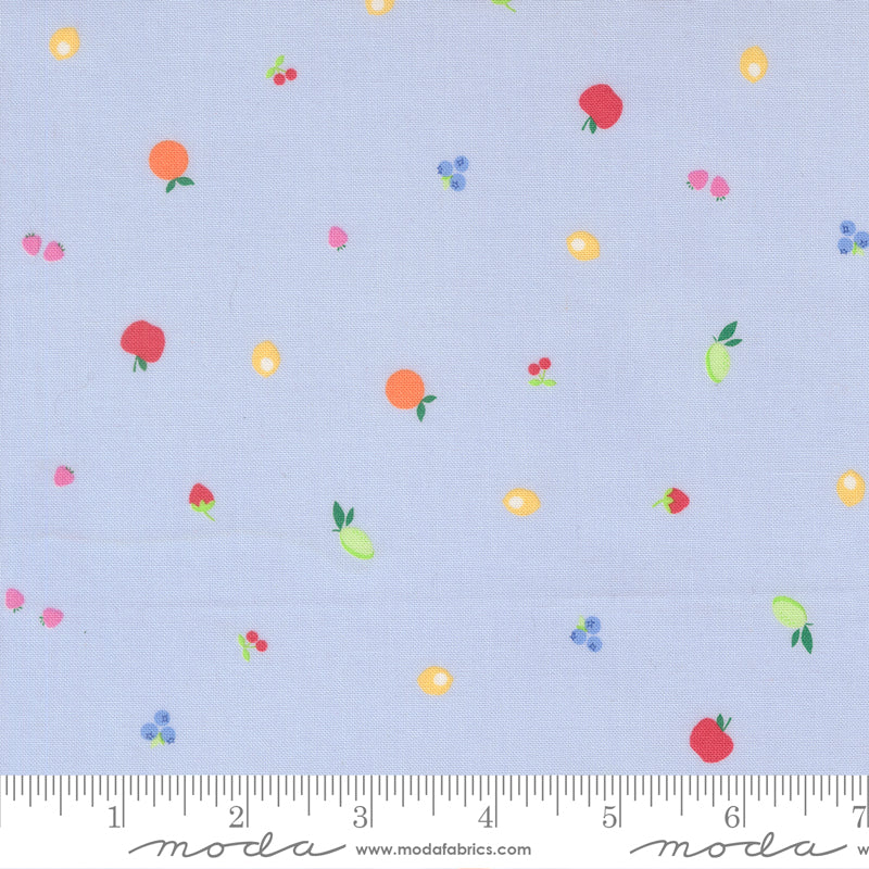 Fruit Salad by Corey Yoder for Moda, Fruit Snack, Light Blue
