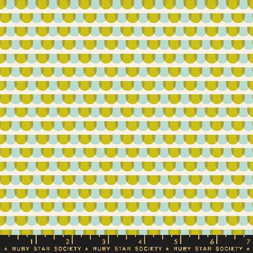 Animal Animal by Ruby Star Society, Roof Tiles in Pistachio