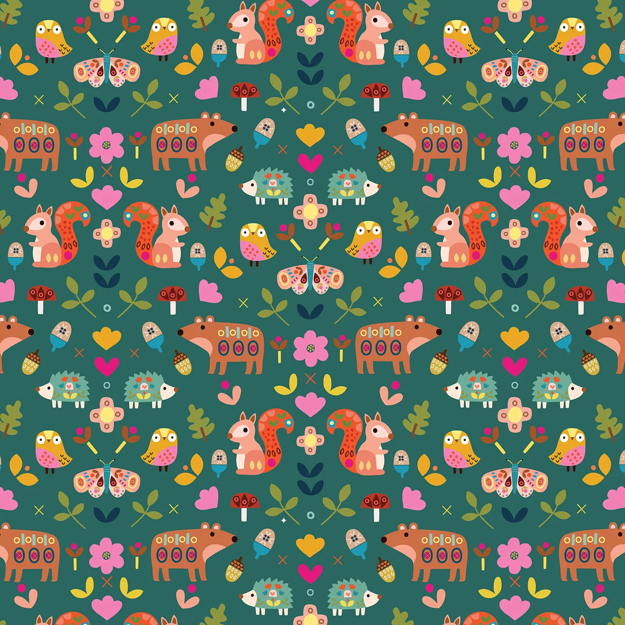 Amberwood by Thread & Ink, Forest Friends