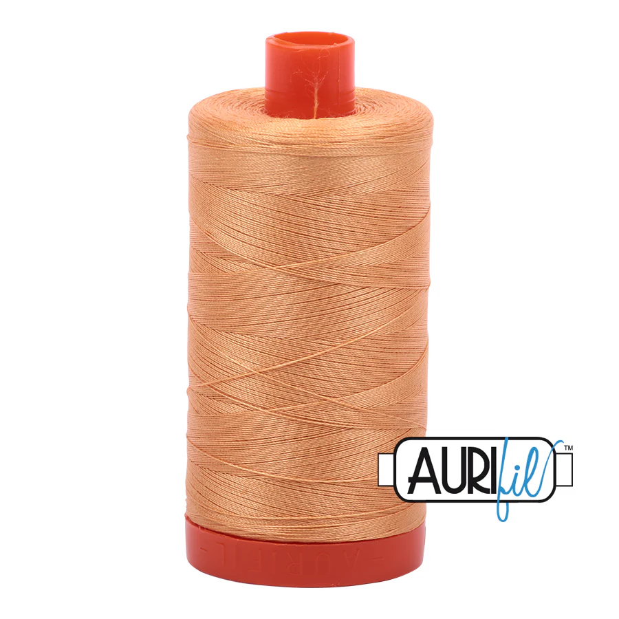 Aurifil 50 wt, 1422 yards, Golden Honey - 2214