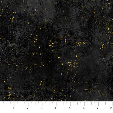 Gatsby by Deborah Edwards for Figo Fabrics, Black Texture, Black
