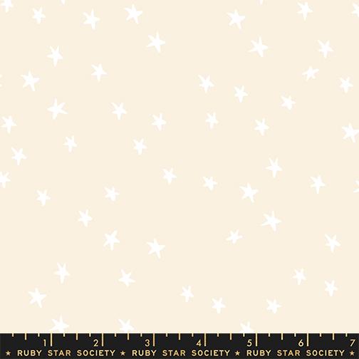 Starry by Alexia Abegg, White on Natural