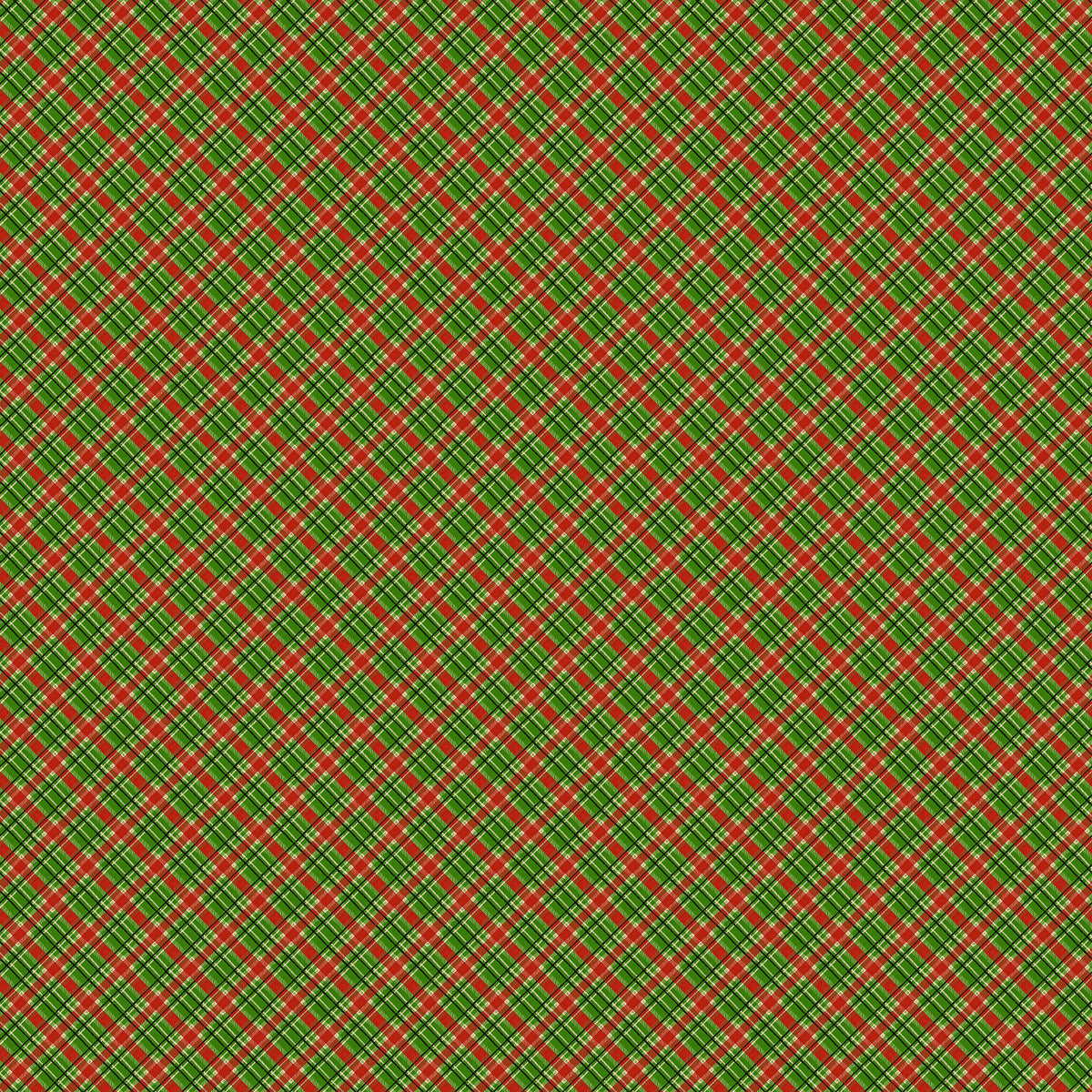 Deck the Halls by Liza Bea Studio for Northcott, Plaid