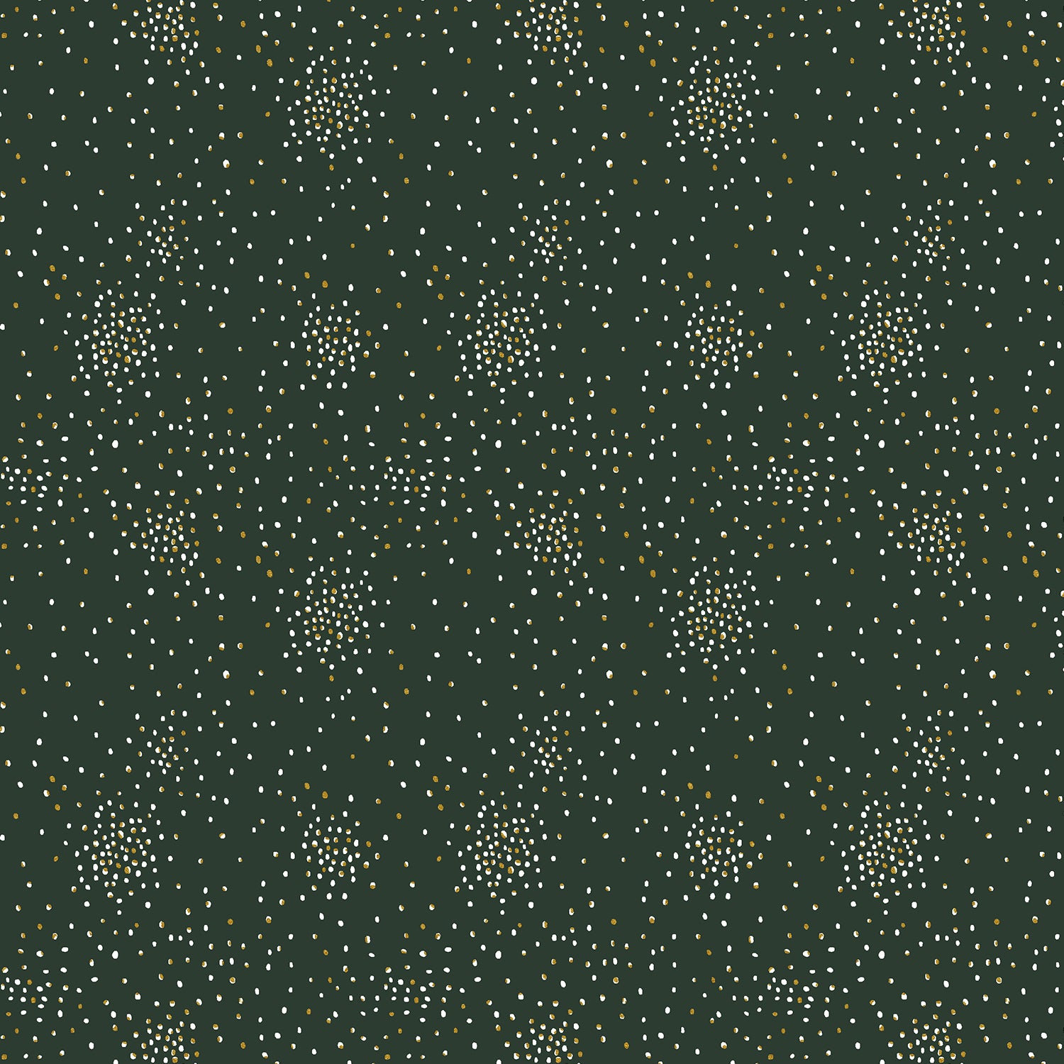 Cotton + Steel Basics - Clusters, Evergreen