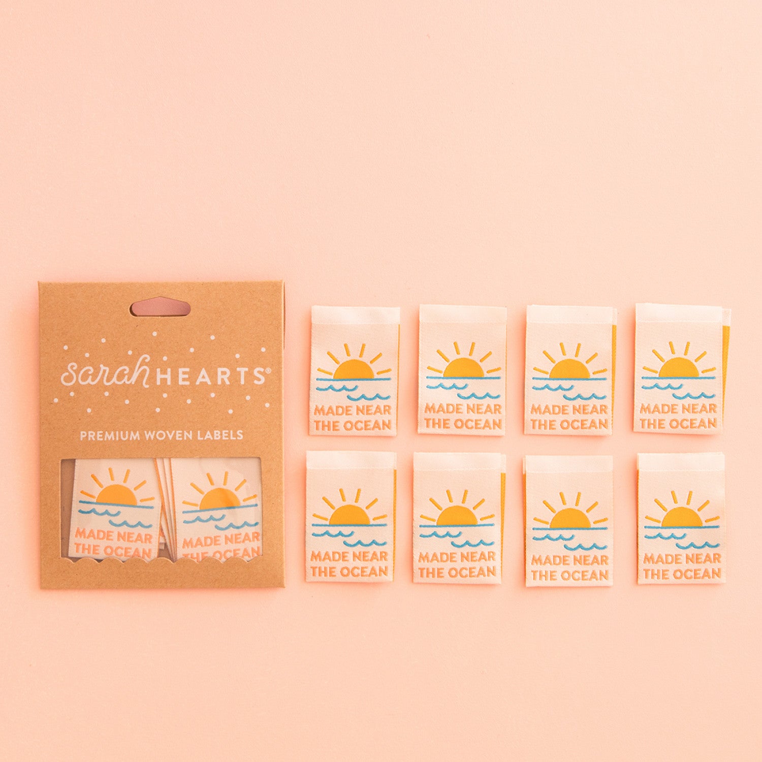 Sarah Hearts Made Near the Ocean Labels