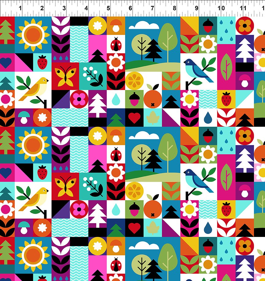 Flock Together by Jason Yenter, Collage, Multi