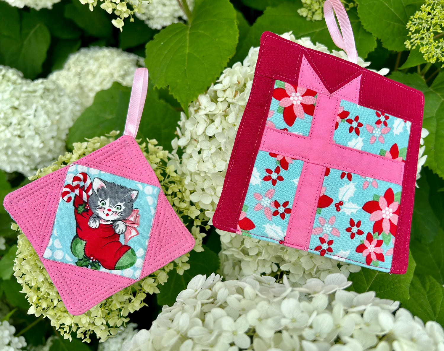 Christmas in July 2: mini block ornaments