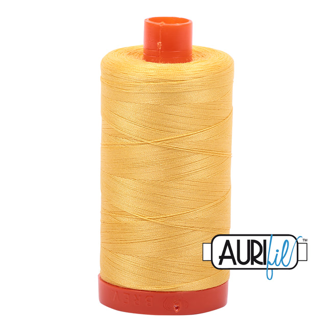Aurifil 50 wt, 1422 yards, Pale Yellow - 1135