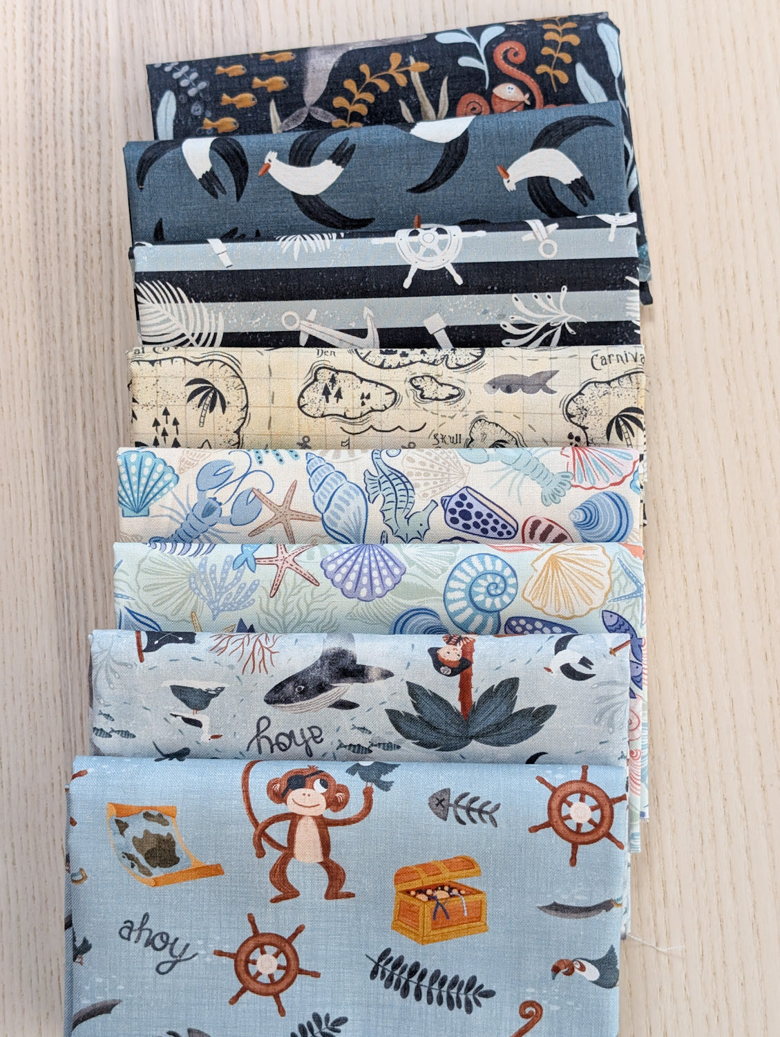 A Pirate's Life for Me Fat quarter bundle