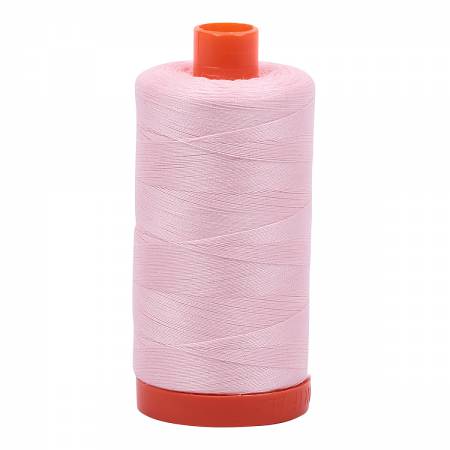 Aurifil 50 wt, 1422 yards, Pale Pink - 2410