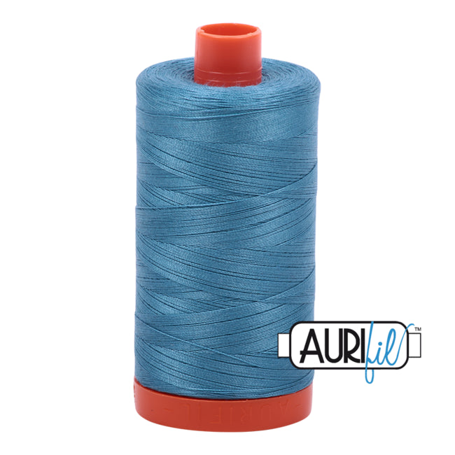 Aurifil 50 wt, 1422 yards, Teal - 2815