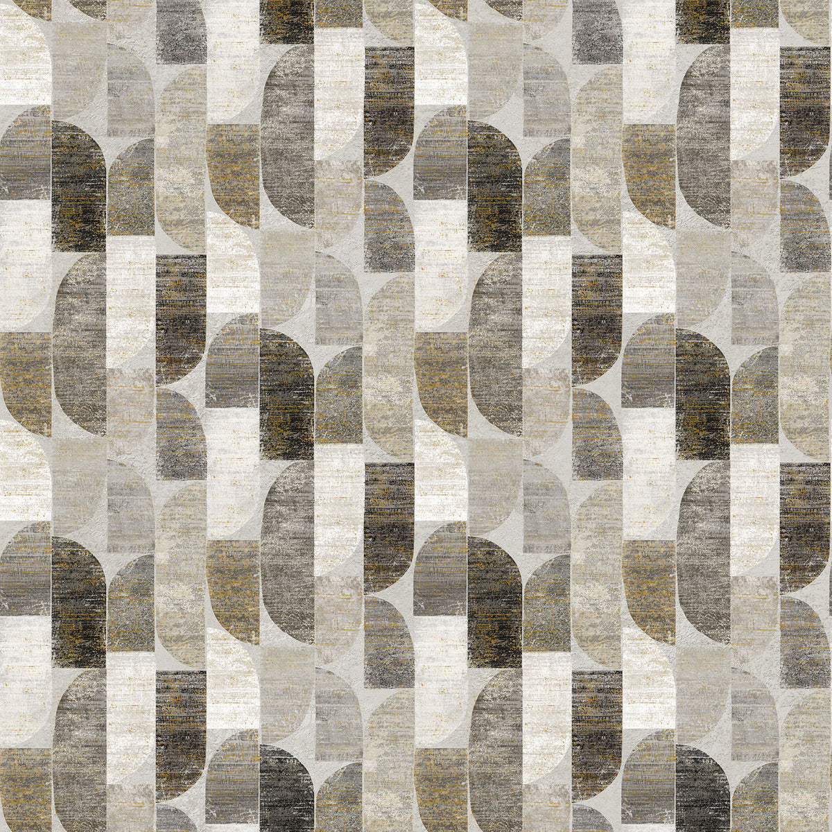 Gatsby by Deborah Edwards for Figo Fabrics, Ovals, Light Taupe