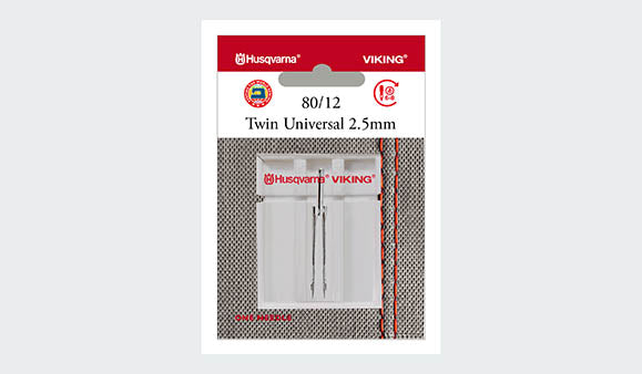 HV Twin 2.5mm Needles - sz. 80, (1 pack)