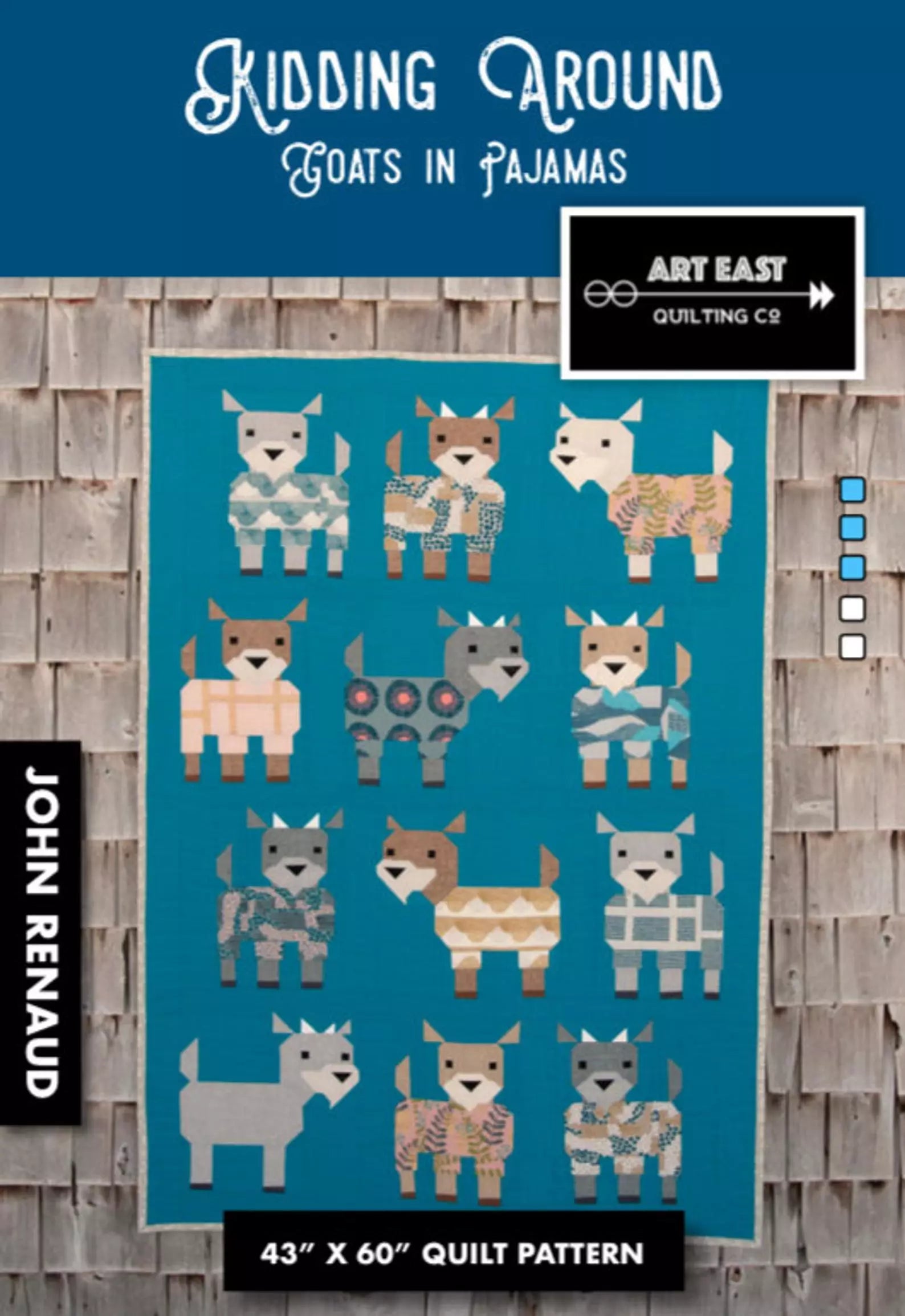 Art East Kidding Around Goats in Pajamas Quilt Pattern