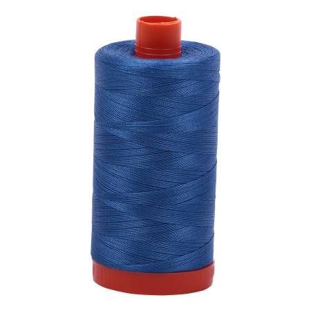 Aurifil 50 wt, 1422 yards, Peacock Blue - 6738
