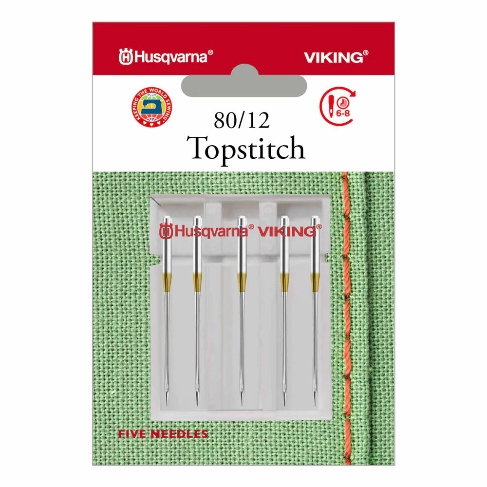 Husqvarna Viking Topstitch Needle - Sz.80 - 5PK