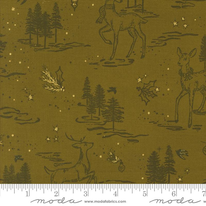 Old World Yuletide, Oh Deer Toile, Pickle