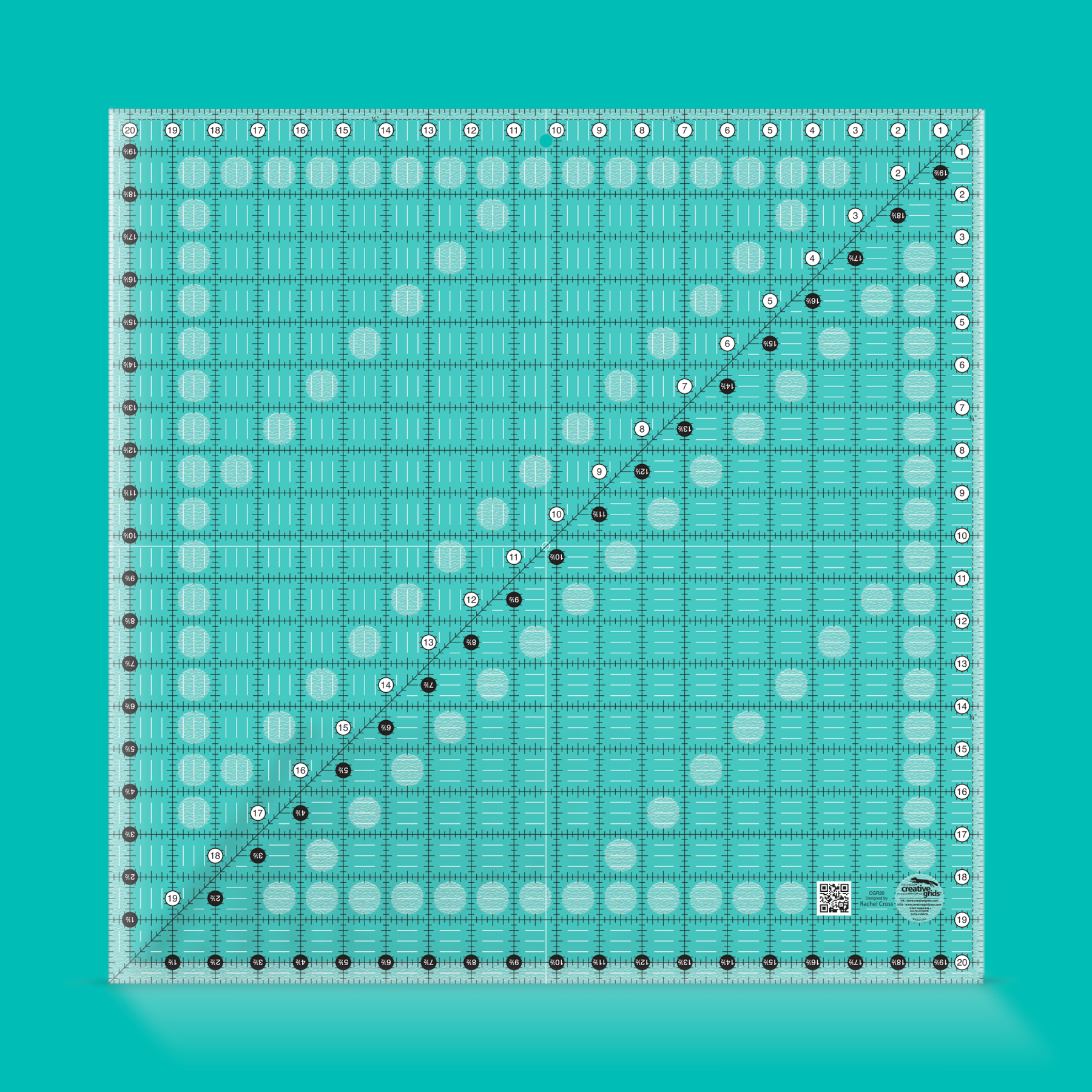 Creative Grids Ruler 20-1/2" x 20 1/2"