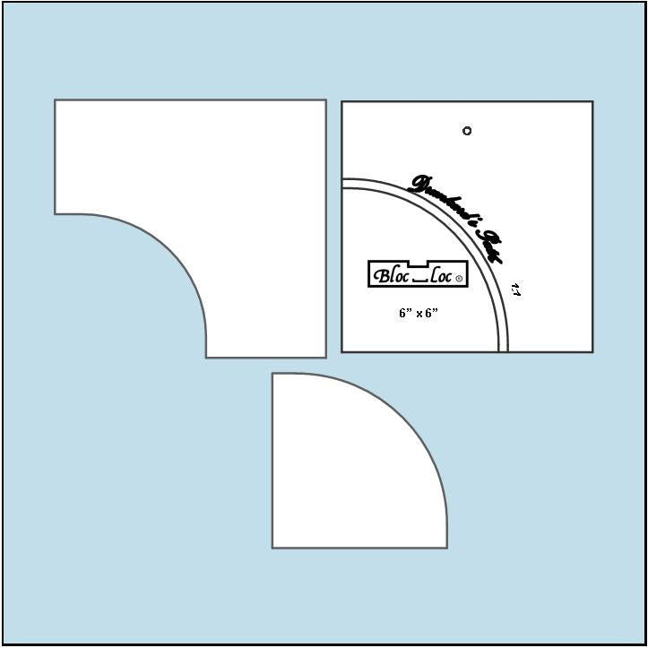 Bloc Loc Drunkards Path 6" set