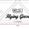 Bloc Loc Flying Geese Acrylic Ruler Set#3