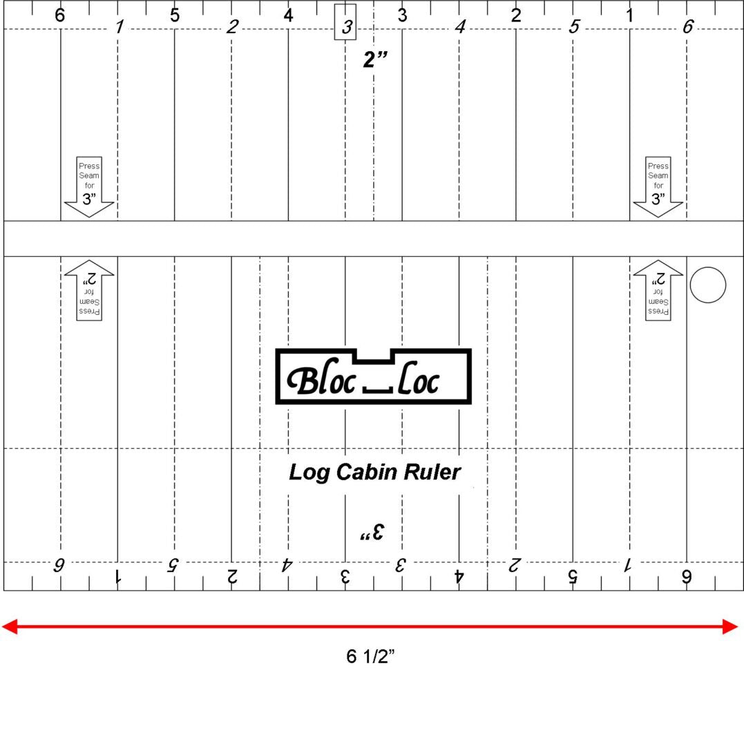 Bloc Loc Log Cabin 2" & 3"