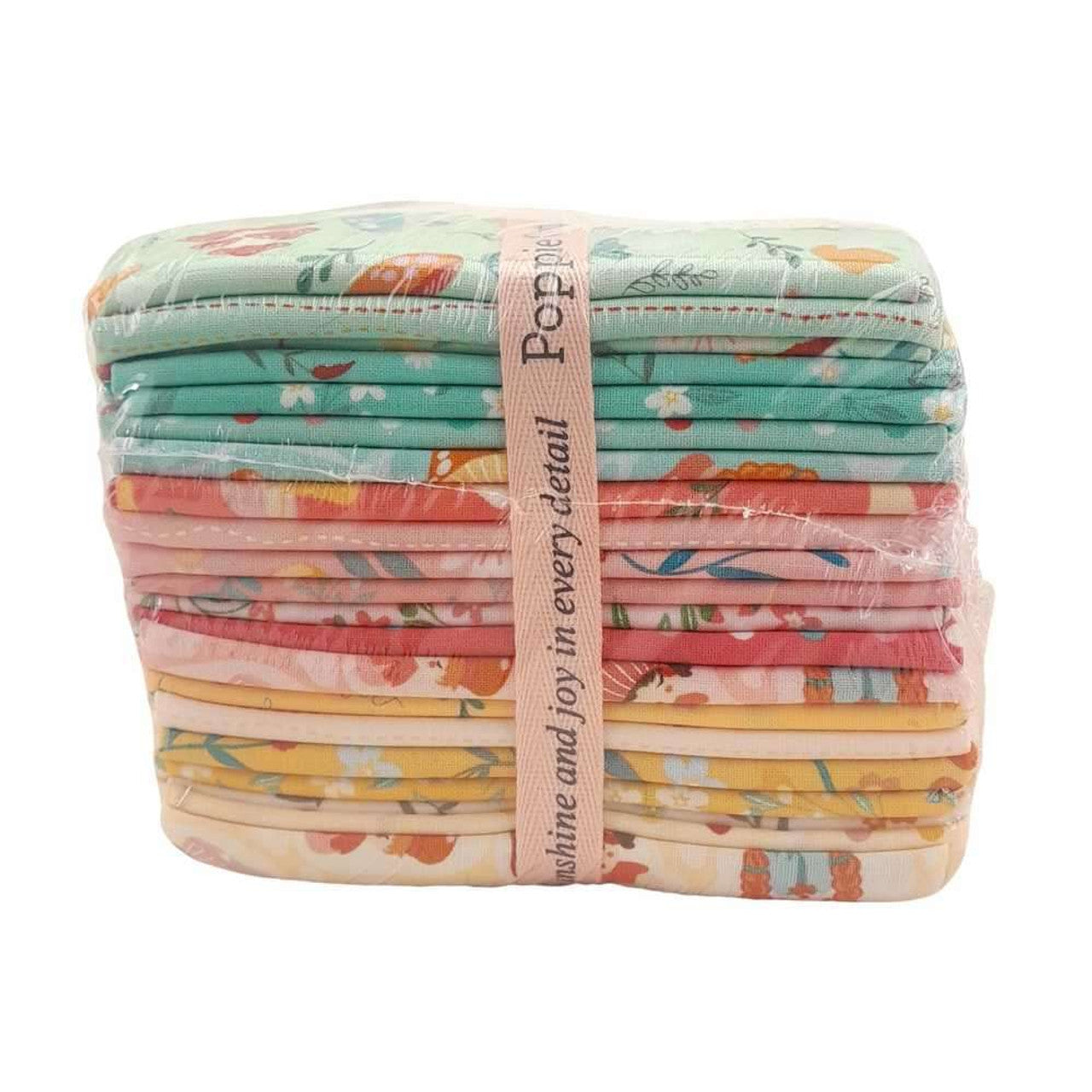 Poppie Cotton Mushroom Blooms Fat Quarter Bundle (21 pcs)