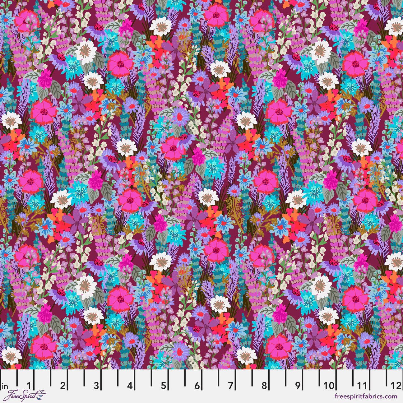 Floral Fiesta by Mia Charro for Free Spirit, Garden Glow, Multi