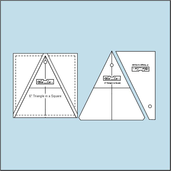 Bloc Loc Triangle in a Square 6" Set