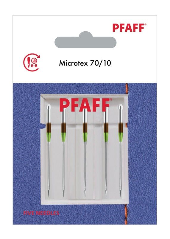 PFAFF Microtex Needle, size 70/10 (5 pack)